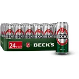 BECK'S Pils Dosenbier, Sortenreines Dosen-Set, EINWEG (24 x 0.5 l), Pils Bier