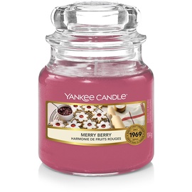 Yankee Candle Merry Berry Wachskerze Rund Beeren Pink, Transparent 1 Stück(e)