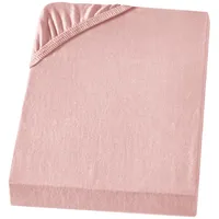 Carpe Sonno Spannbettlaken Biber 180 x 200 cm Altrosa