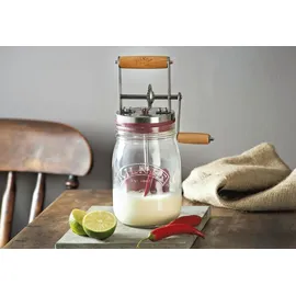 Kilner Butterfass mit Drehkurbel 1 Liter