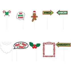 Amscan 398989 - Fotorequisiten-Set - Christmas