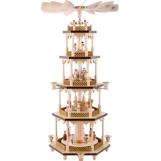 Richard Glässer GmbH Seiffen Richard Glässer Pyramide Christi Geburt, Höhe 70 cm