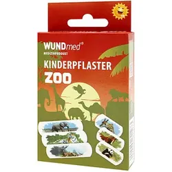 WUNDmed® Pflaster Zoo bunt normal & klein 1,9 cm x normal 6,3 cm; klein 3,8 cm cm, 10 St.