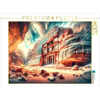 Calvendo Puzzle Petra - Das rosa Stadtjuwel (Neues Weltwunder)