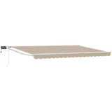 vidaXL Gelenkarmmarkise 5 x 3 m beige