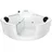 AcquaVapore Whirlpool-Badewanne 150 x 150 cm (W70-ALL)