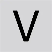 RZB Buchstabe "V" 99222.013.V