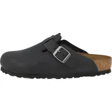 Birkenstock Boston Nubukleder geölt schwarz 41