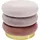 Kare Hocker Bloom 45 x 40 x 45 cm Rosa/Beige