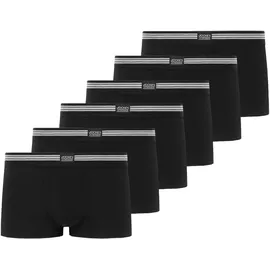 Jockey Trunk Cotton Stretch schwarz S 6er Pack