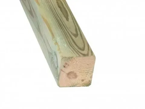 Konstruktionsholz 7x7x120cm Kiefer druckimprägniert grün glatt gehobelt 4,94 EUR/lfm