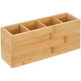 5five simply smart 5five - organizer mit 4 fächern aus bambus