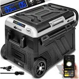 tillvex Kühlbox tillvex® Kompressor Kühlbox elektrisch Auto Gefrierbox Camping Kühlsch, Temperatur schwarz