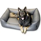 4L Textil Hundekorb Mario 120 x 90 cm grau