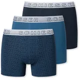 SCHIESSER Jungen Retroshorts - 3er-Pack Basic Kids blau