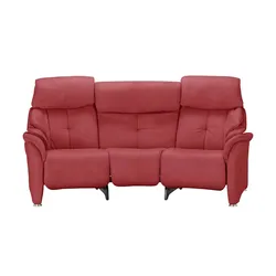 himolla Trapezsofa  4217 ¦ rot ¦ Maße (cm): B: 216 H: 109 T: 101