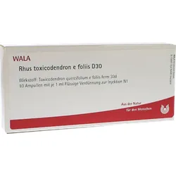 Rhus Toxicodendron E foliis D 30 Ampullen 10X1 ml