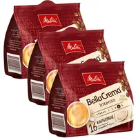 3x 16 Kaffeepads Melitta Bella Crema Intenso Röstkaffee 100% Arabica pads