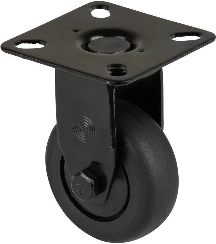 Bockrolle / Apparaterolle schwarz -  73 / 50 kg / 54 x 54
