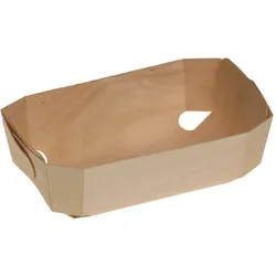 WISEFOOD 300 Stück - Holzbackform - 180x108x57mm - genäht