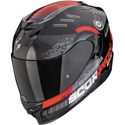 Scorpion Exo-520 Evo Air Titan Metal / Schwarz / Rot S
