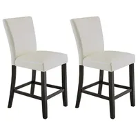 Marlow home co. 2er Set) Weiß Schwarz, Barstuhl Hocker