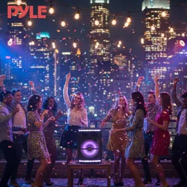 Pyle Audio Partybox schwarz
