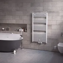 Corpotherma Eco-Plus Badheizkörper 1121 x 700 mm weiß gerade