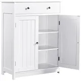 Yaheetech Badezimmerschrank 60 x 80 x 30 cm Weiß
