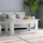 furnicato Eleganter Couchtisch Weiß Holzwerkstoff 100 x 60 x 42 cm