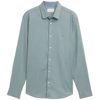 Tom Tailor 1045087 Langarmhemd - Grey Mint - M