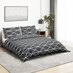 Bettwäsche-Set Grau 135x200 cm – Baumwolle für gemütlichen Schlaf