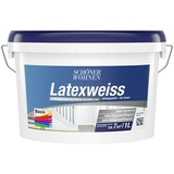 SCHÖNER WOHNEN-Farbe Mix Latexfarbe Latexweiß zum Mischen lassen  (Basismischfarbe 4, 1 l)