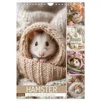 Calvendo Hamster - süße Tiere zum Verlieben (Wandkalender 2026