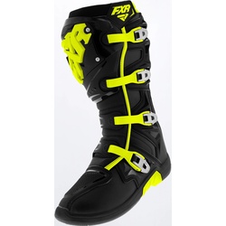 FXR Factory Ride 2023 Motocross Stiefel, schwarz-gelb, Größe 47 für Männer