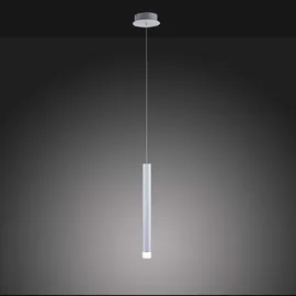 just light. Bruno 1-flg. 12 x 120 cm Aluminium grau