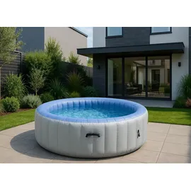 MCW N97 Ø 180 x 63 cm rund Grau-Weiß