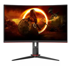 AOC CQ27G2S/BK Gaming Monitor - VA, Curved, QHD, 165 Hz
