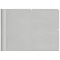 VidaXL Balkon-Sichtschutz Hellgrau 75x600 cm 100 % Polyester-Oxford
