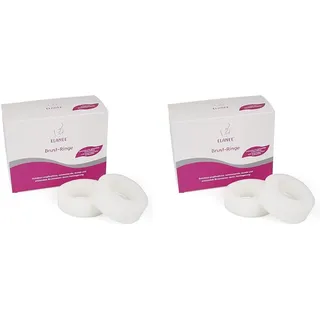 ELANEE Brust-Ringe, Schutz der Brustwarze BH-Kontakt durch Hohllagerung, ideal bei wunden, entzündeten Brustwarzen durch Stillen, 10 Stück (222-00) (Packung mit 2)