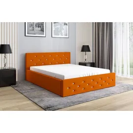 A&J MöbelLand VALI-OM 90 x 200 cm Orange