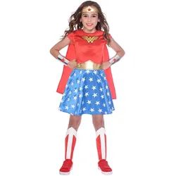 Wonder Woman Lizenz Kostüm für Mädchen - Kinder-6-8-Jahre