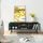 [en.casa] Reyljand TV-Lowboard 120 x 35 x 50 cm Grau/Eicheoptik MDF