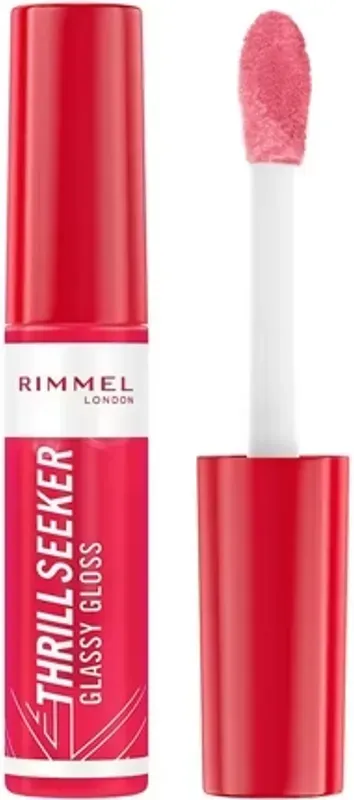 Rimmel Thrillseeker Glassy Gloss 600 Berry Glace Feuchtigkeitsspendender Glanz mit Hyaluronsäure