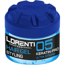 lorenti tokyo & seoul Hair Styling Gel 05 Keratin-Pro Ultra Hold 300ml - Haargel Herren - Starker Halt - Kein Verkleben und ohne Rückstände - Alkohol Frei - Hair Gel - wet hair look