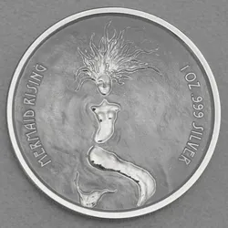 Silbermünze 1oz Mermaid Rising 2018 (Fidschi)
