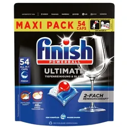 finish 54er-Pack Spülmaschinen-Caps »Powerball Ultimate«
