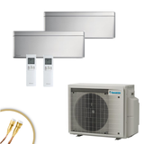 DAIKIN Stylish Klimaanlage | FTXA25CS +FTXA50CS | 2x 5m Quick Connect