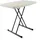 VCM Gartentisch Ø 50 x 70 cm Weiß