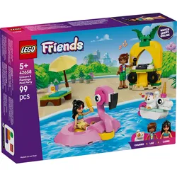 LEGO Friends 42658 Poolparty mit Einhorn und Flamingo